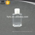 100ml transparent empty square PET cosmetic plastic bottle